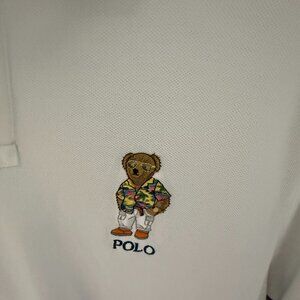Polo Ralph Lauren Men's Slim Fit Polo Bear Polo Shirt Medium